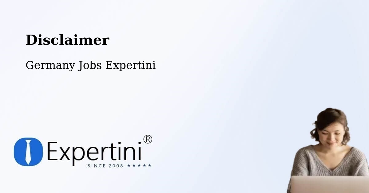 Disclaimer – Hamm - Germany Jobs Expertini