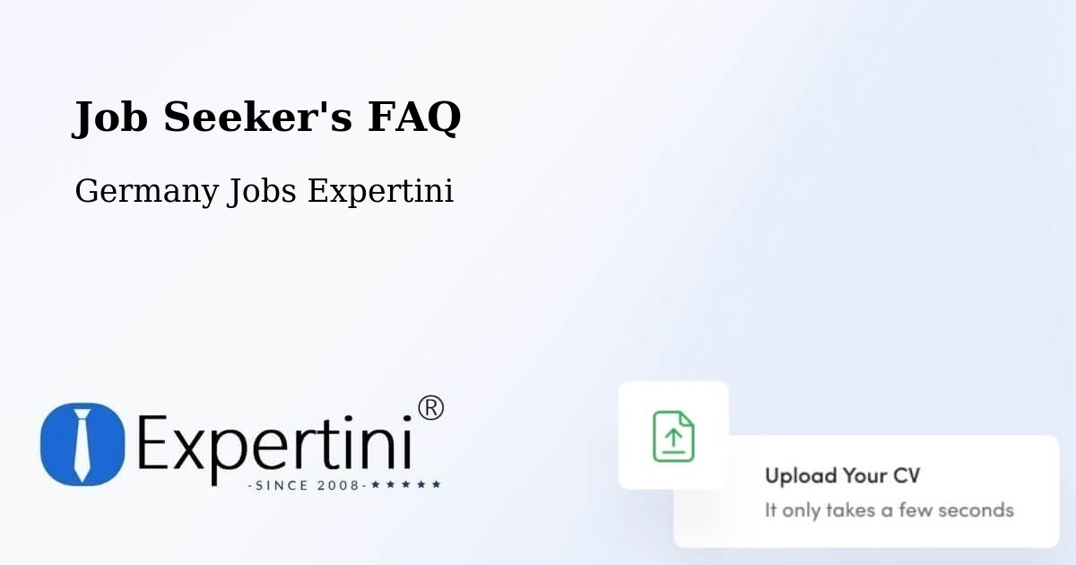 Job Seeker FAQ – Hamm - Germany Jobs Expertini