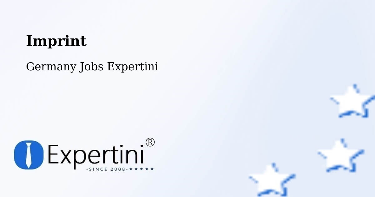 Imprint – Hamm - Germany Jobs Expertini